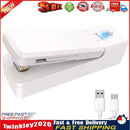 Portable Heat Sealer Rechargeable Food Snack Storage Bag Sealing (White) Newly