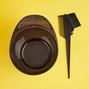 Hair Dye Color Brush Bowl Set with Ear Caps Dye Mixed Hair Tint Dying (01) Newly