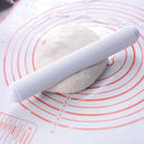 Plastic Non-Stick Exhaust Fondant Cake Embossing Rolling Pin Pastry Roller