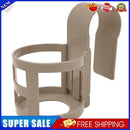 2x Water Cup Hanging Holder Hook for Above Swimming Pool Side Shelf (Grey)