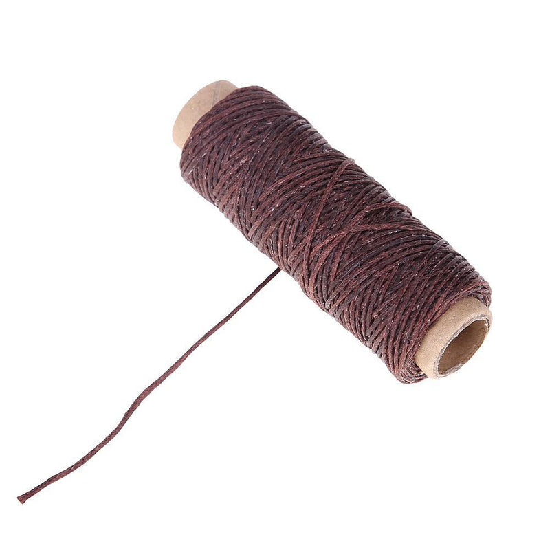 150D 50m Wax Line DIY Handmade Wear-Proof Leather Sewing Flat Wax Thread(5)