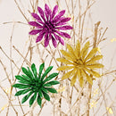Christmas Tree Glitter Flowers Decor-Xmas Tree Wreaths Garland Artificial Flower