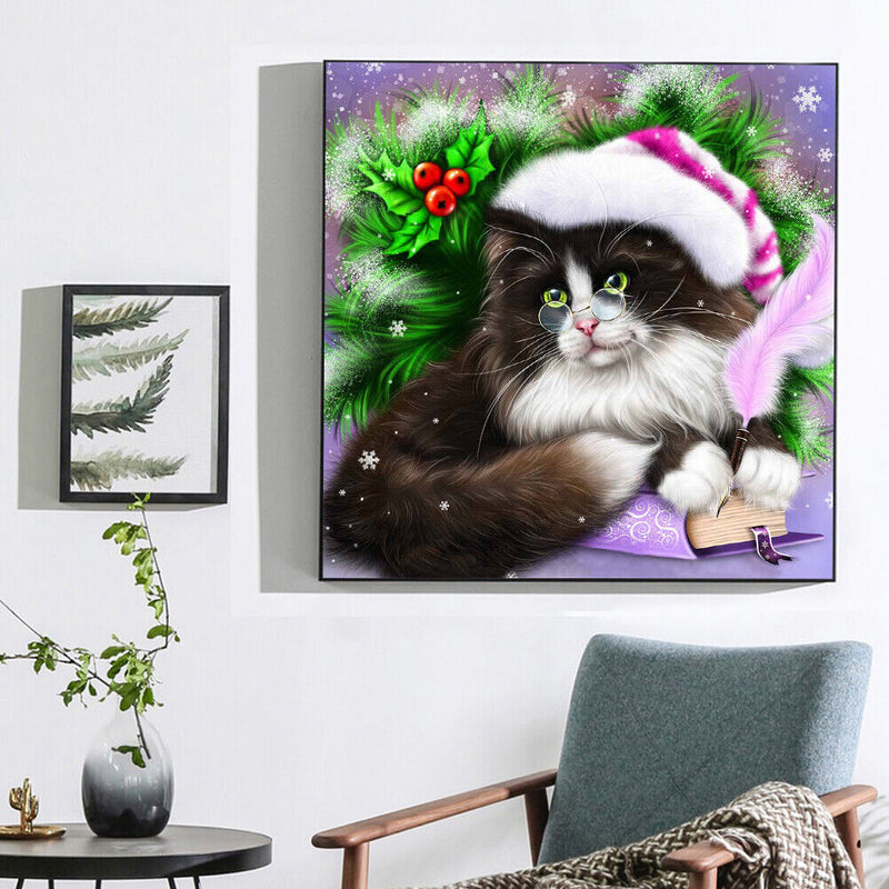 Christmas 5D DIY Full Round Drill Diamond Painting ?Craft Kits (Cat3-W541)