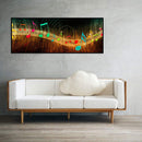 80x30cm 5D DIY Full Round Drill Diamond Painting Music Note Abstract Home Decor