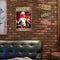Retro Poster Tin Sign Painting Chef Drink Wine Wall Art for Cafe Bar Club Shop