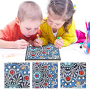 DIY Mandala Special Shaped Diamond Painting 50 Pages A5 Office Notebook Not