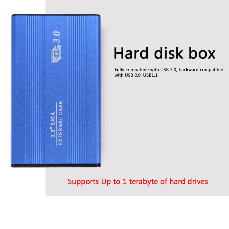 2.5 inch USB 3.0 SATA HD Mobile Hard Disk Case External SSD HDD Box Support 1TB