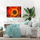 Handmade Full Round Drill Diamond Painting 5D Abstract Flower Poster Kit