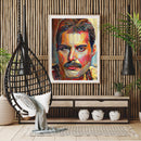 DIY Oil Drawing By Numbers Deer Frameless 40x50cm Character on Canvas Decor