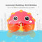 Blowfish Bubble Machine Suction Cup for Wall Baby Bath Shower Toys (Red) Newly