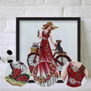 Dress Lady 5D DIY Picture of Rhinestone Partial Special Drill Diamond Paintin