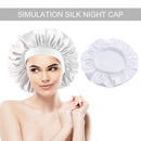 Satin Bonnet Silk Sleep Cap Adjustable Large Hair Bonnet with Band for Women
