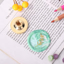 Round Wax Sealing Stamp Head Plants Flowers Copper Stamps Craft Making Tools