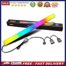COOLMOON 30cm Aluminum Magnet Light Strip RGB LED Color Atmosphere Chassis
