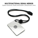 Multifunction Survival Marine Kayak Emergency Rescue Signal Mirror Outdoor