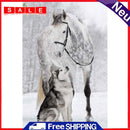 5D DIY Full Drill Diamond Painting Horse Wolf Cross Stitch Embroidery Ornaments