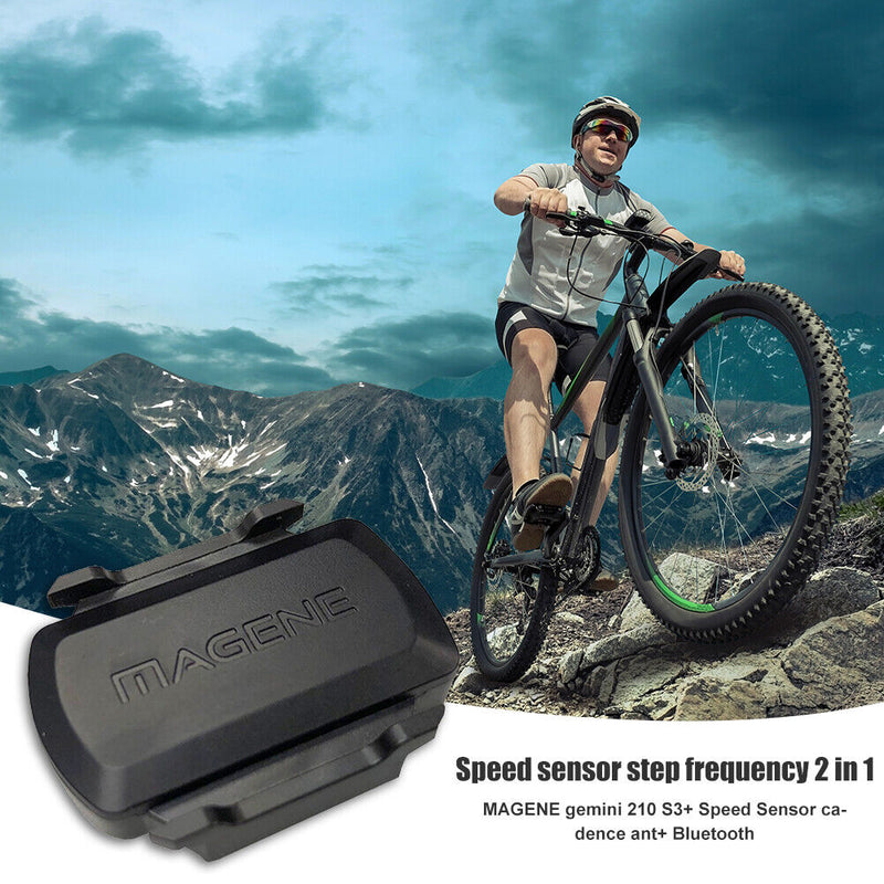 Gemini 210 S3 + Bluetooth ANT+ Speed Cadence Sensor for Garmin Bike Computer