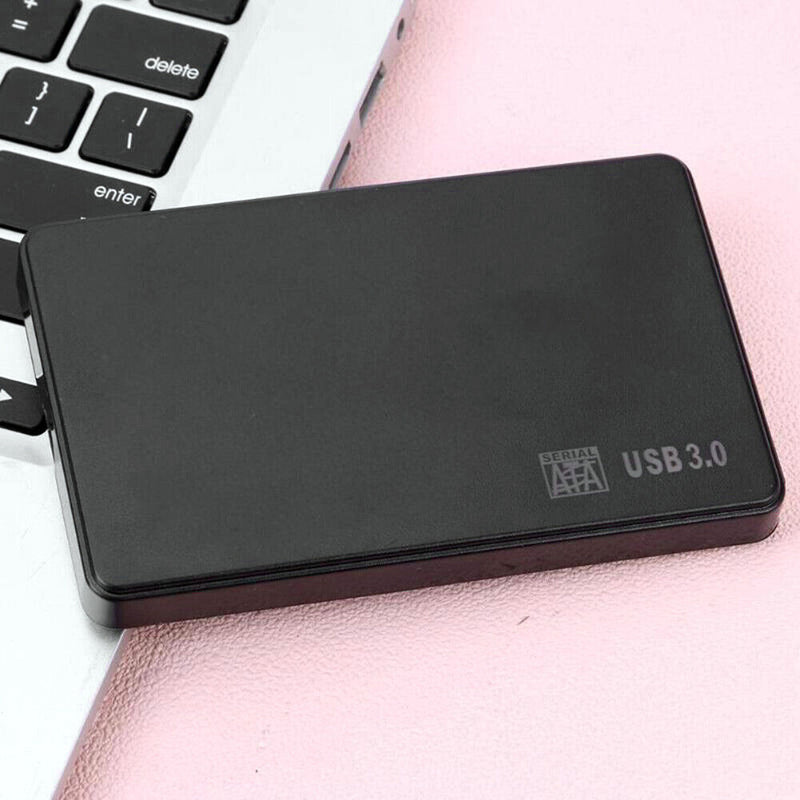 Plastic 3TB USB 3.0 Enclosure Case 2.5 inch SATA SSD HDD Mobile Box