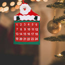 Claus Family Wall Pendant Xmas Countdown Calendar Christmas Advent Calendar