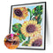 5D DIY Special Shaped Diamond Painting Cross Stitch Kit (D1022 Sunflower)