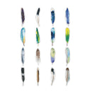 Feather Series Personality Bookmark Book Clip Message Card Paper Bookmark