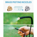 Vertical Sprayer Watering Drip Kit Brass Nozzles Misting Cooling System