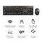 2.4G Wireless Keyboard Mice Combo Kit Computer Accessories for Notebook Desktop PC