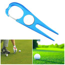 Portable Golf Divot Pitch Repair Tools Pitchfork Green Fork Golf Training Aid
