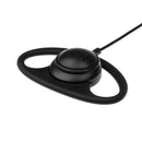 2-Pin D-Shape Earphones Headphones MIC PTT Mic Headphones Earphones for Baofeng Kenw