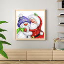 Diamond Painting 5D DIY Snowman Full Round Drill Rhinestone Picture Kit Newly