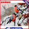 DIY Paint By Number Kit Snow Bird Animal Acrylic Paint Art Craft Decoration Gift