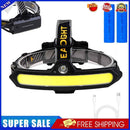 #A Sensor Headlamp COB XPE Rechargeable Fishing Headlight Outdoor Camping Torch