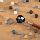 100pcs Retro Octagon Fire Painting Pills Sealing Wax Grain for Envelope (G)