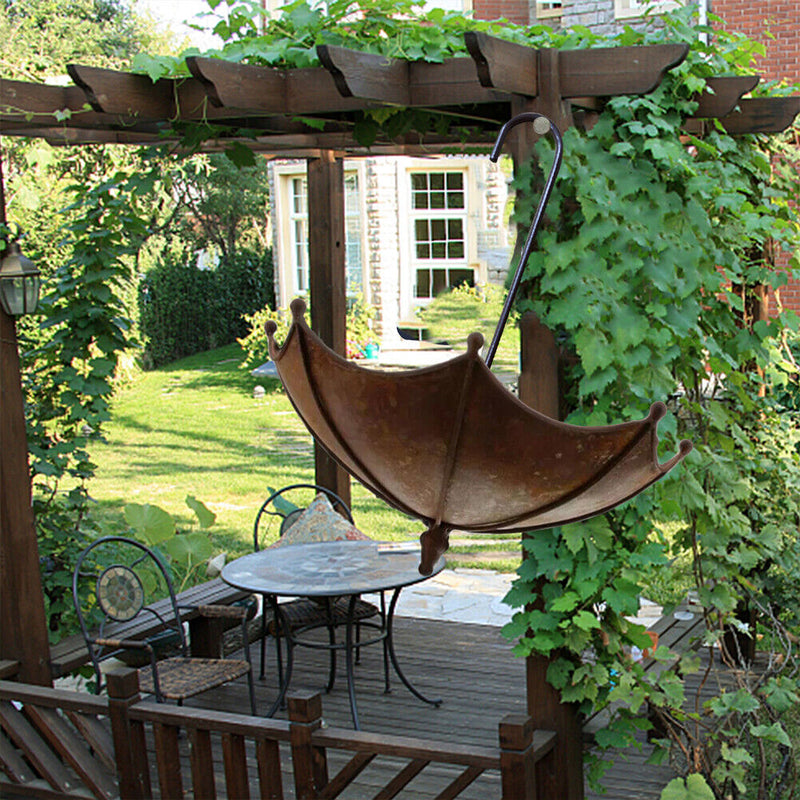 Umbrella Shaped Hanging Bird Feeder Hanging Hummingbird Garden Balcony Decor