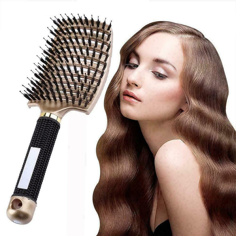 1pcs Bristle Hair Massage Comb Styling Hair Brush Detangling L0X6 Brush Z2Z1