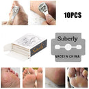 Corn Plane Blades Set Pro Callus Rasp Tool Salon Pedicure Foot Sharp 10 Pieces.