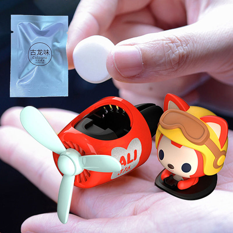 Car Aromatherapy Tablets - 6 Pcs Replacement Pads Air Freshener Refills (D)