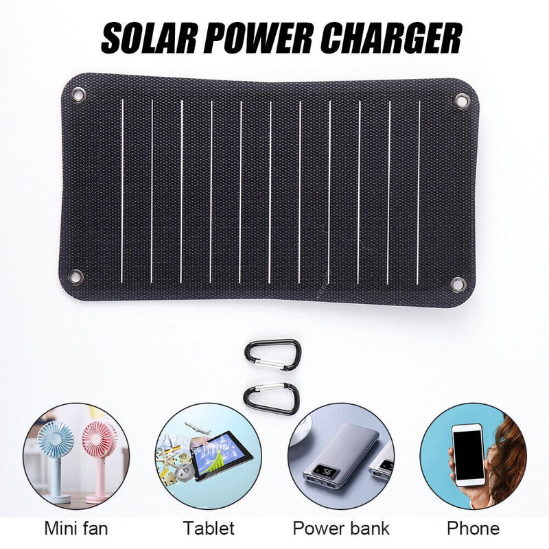 ETFE Solar Panel Portable 10W 5V Charger for Mobile Phone Camping Travel Newly
