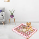 Dog Mat Cooling Summer Waterproof Blanket Nest Kennel Bed (Honey Peach S) Newly