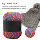50g Soft Scarf Hat Crochet Knitting Yarn Gradient Color Baby Milk Cotton Ya