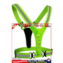 LED Reflective Running Vest, Women Men Warning Lights Safety Gear (Yellow) Newly