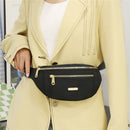 Oxford Cloth Shoulder Messenger Chest Bag Casual Solid Color Purses Coin Hold