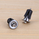 One Pair Bike Bicycle Aluminum Handlebar Grips Handle Bar Cap gray Newly