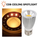 COB Spotlight 15W Lights E27 85-265V Bulb LED Ceiling Lamp (Warm White) Newly