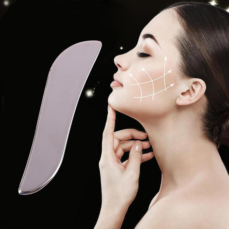 Gua Sha 304Stainless Steel Plate Board Scraper Loose Muscle Body Massage Therap`