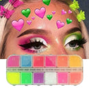 Luminous Pigment Fluorescent Powder Glow In The Dark Art L3V0 Decor DIY P0F3