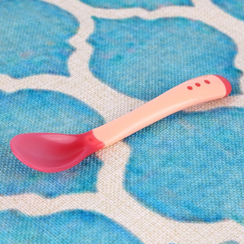 Infant  Sensing Temperature Sucker Bowl Fork Spoon Tableware