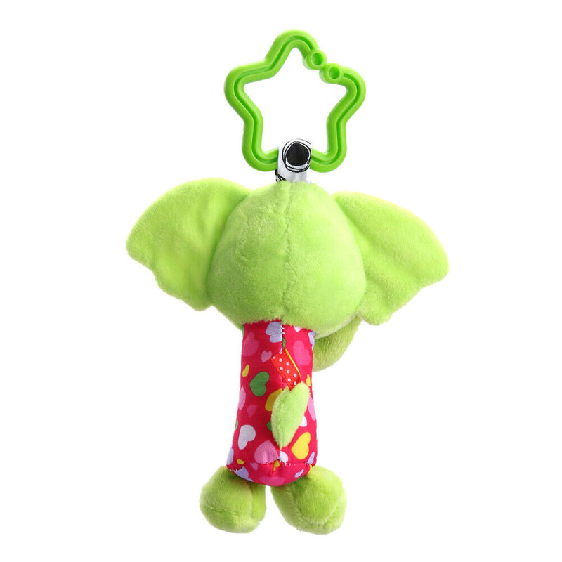 Newborn Baby Infant Handbells Developmental Bed Bells Toys (Elephant) Newly