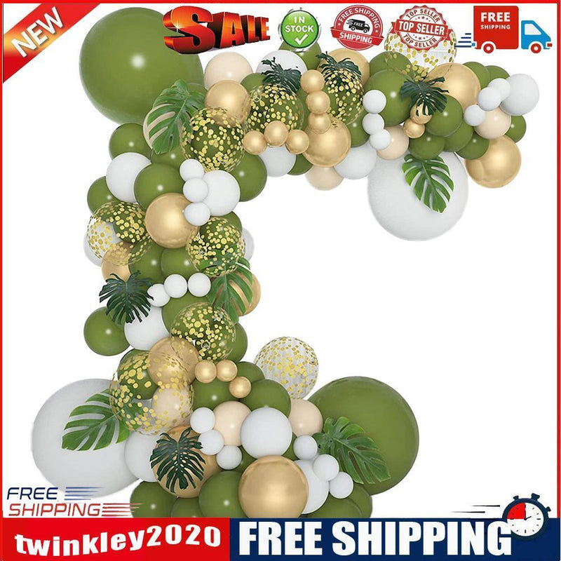 119pcs Balloon Leaves Garland Kit Wedding Birthday Party Baby Shower Decor