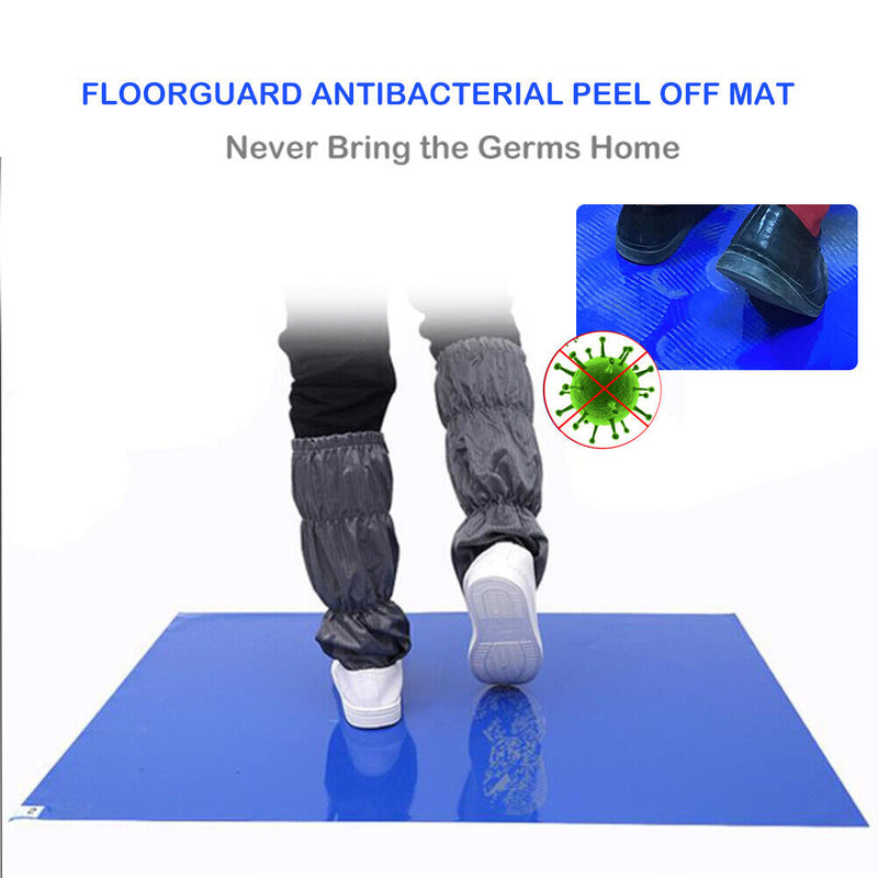 30pcs Anti Bacterial Peel Off Sticky Floor Door Mat Dust Remover Pads (S) Newly